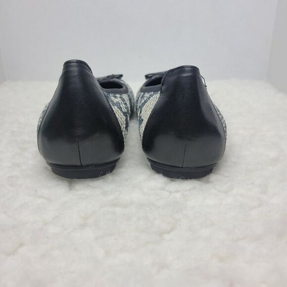 Vionic Minna Women's Size 7.5 Ballet Flat Black Snake  Shoes - Picture 4 of 10